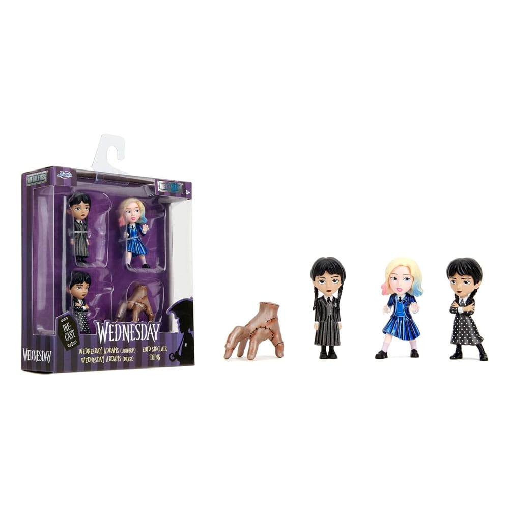 Wednesday Nano Metalfigs Diecast Minifiguren 4-er Pack Wave 1 4 cm Image 7