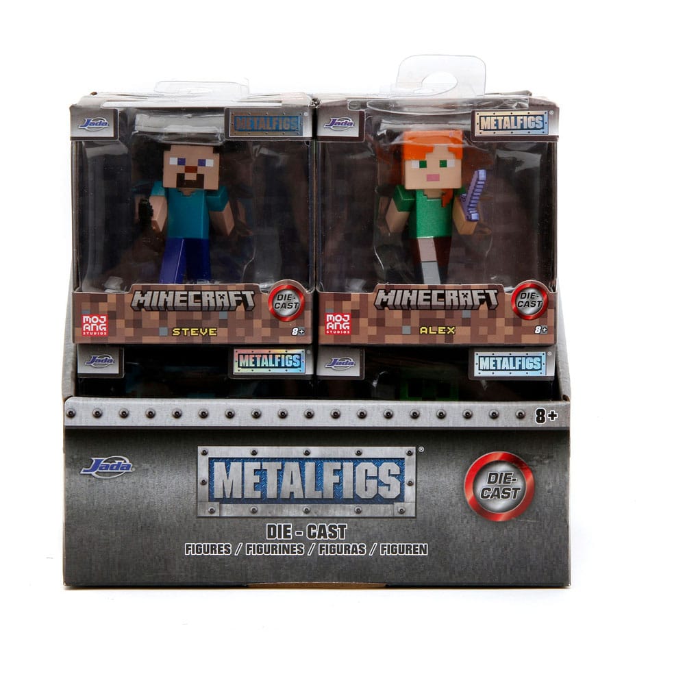 Minecraft Nano Metalfigs Diecast Minifiguren 6 cm Sortiment (12) Image 2