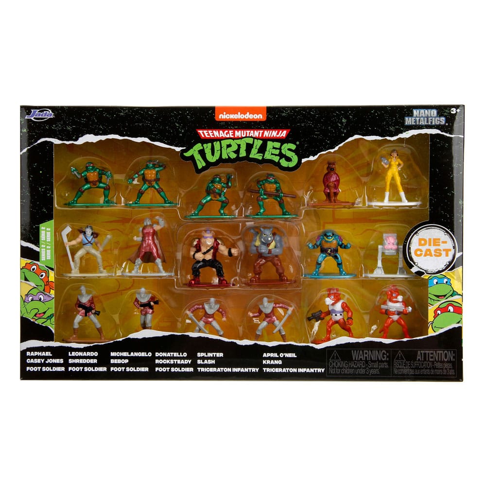 Teenage Mutant Ninja Turtles Nano Metalfigs Diecast Minifiguren 18-er Pack Wave 2 4 cm Image 3