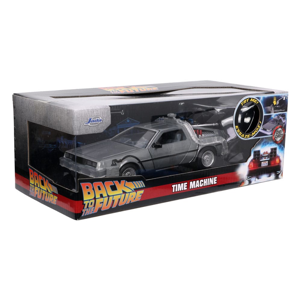 Back to the Future Hollywood Rides Diecast Modell 1/24 Back to the Future 1 Time Machine Image 19