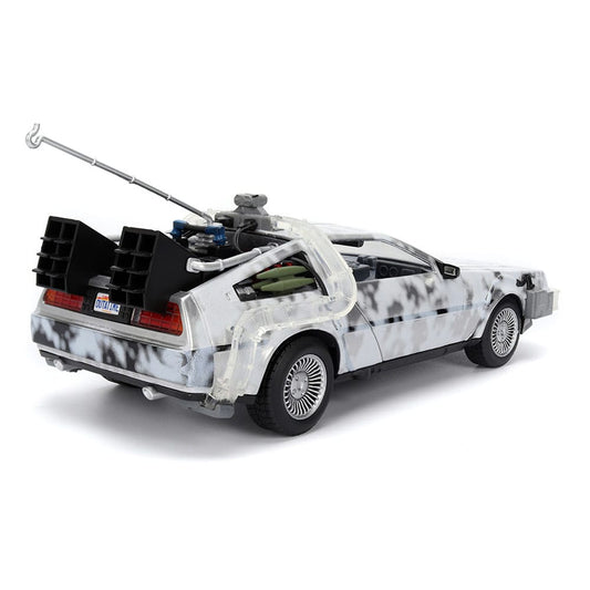 Zurück in die Zukunft Diecast Modell 1/24 Time Machine Frost Image 2
