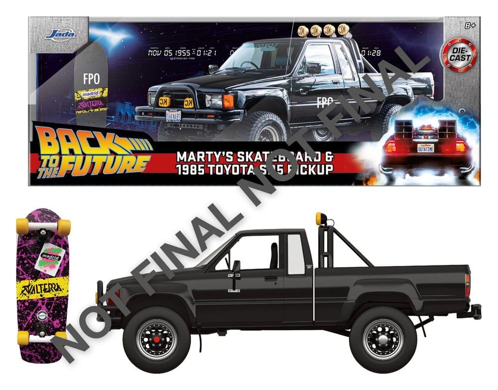 Zurück in die Zukunft Diecast Modell 1:24 Marty's Skateboard 1985 Toyota Image
