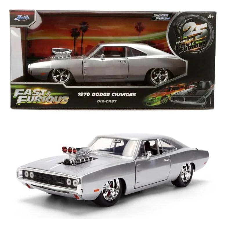 Fast & Furious Diecast Modell 1:24 Anniversary Dom's Dodge 19 cm Image