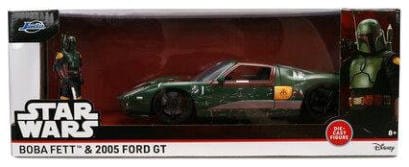Star Wars Diecast Modell 1:24 Boba Fett 2005 Ford GT Image 2
