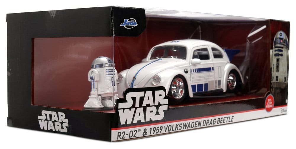 Star Wars Diecast Modell 1:24 R2-D2 1959 VW Drag Beetle Image 19