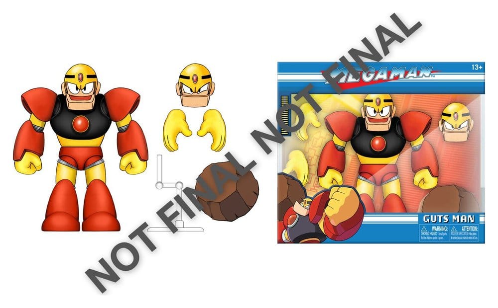 Mega Man Actionfigur Guts Man 15 cm Image