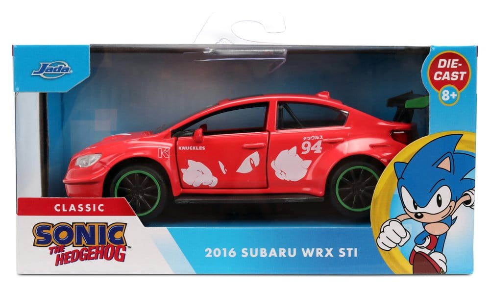 Sonic Diecast Modell 1:32 Knuckles 2016 Subaru WRX STI Sortiment (6) Image 13