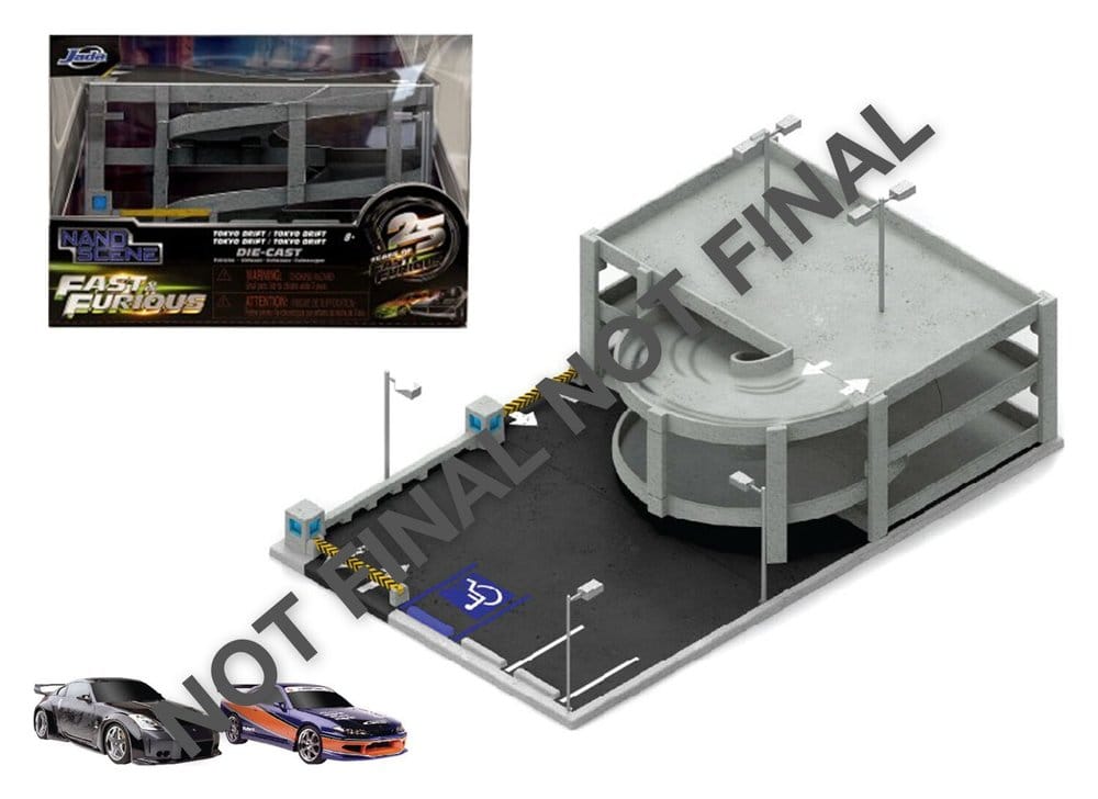 Fast & Furious Nano Scene Diorama Tokyo Drift Garage Image