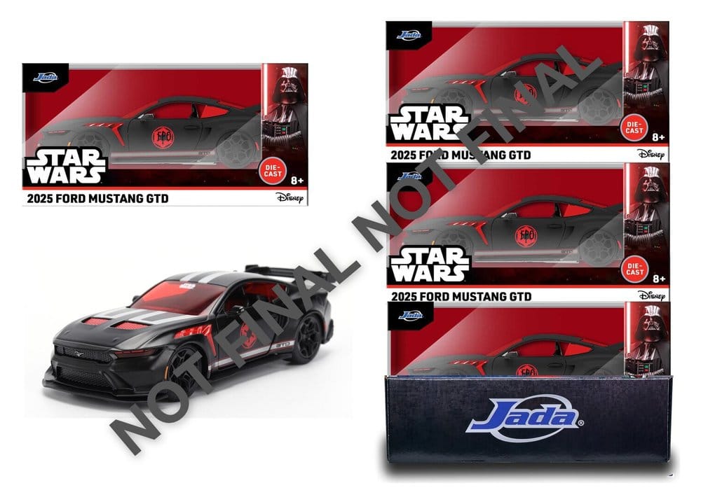Star Wars Diecast Modell 1:32 Darth Vader 2005 Ford Mustang GTD Sortiment (6) Image