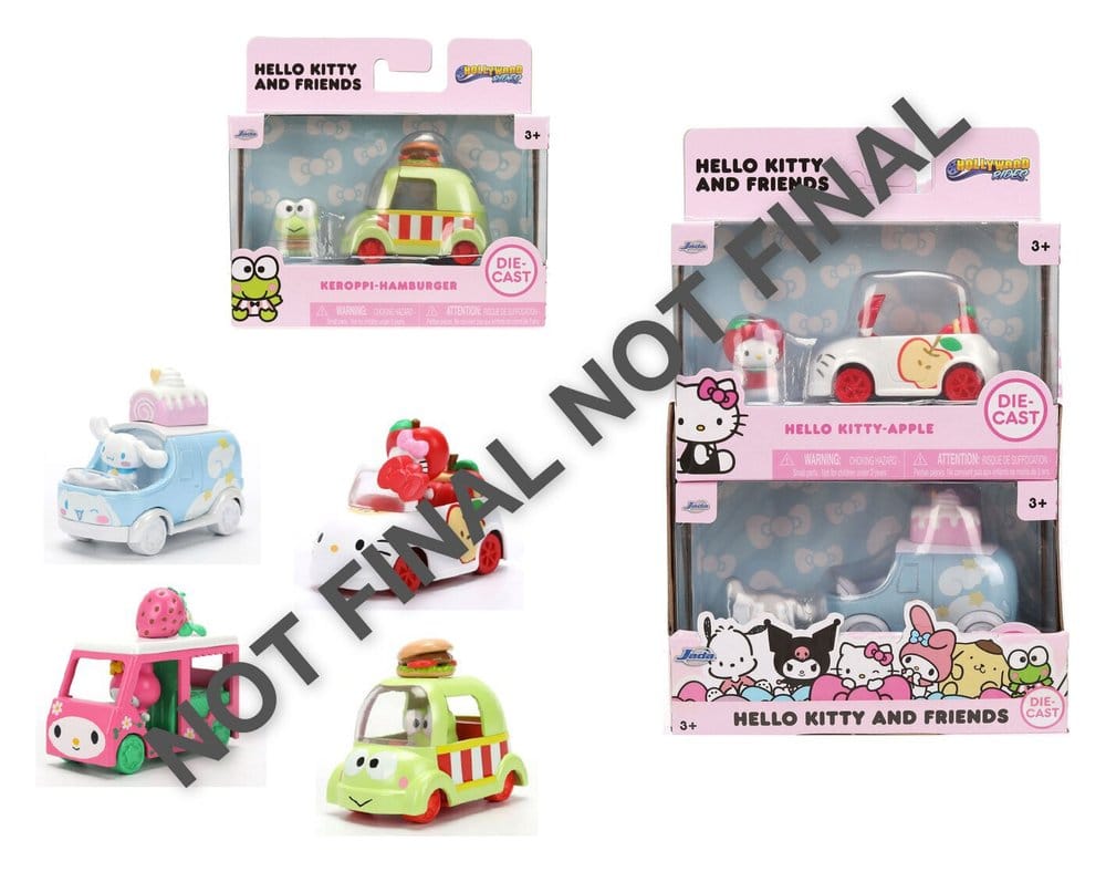 Sanrio Diecast Fahrzeuge 1/55 Wave 1 Sortiment (8) Image