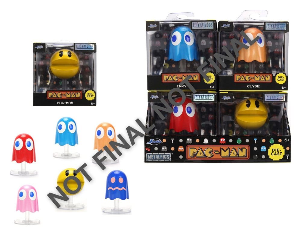 Pac-Man Minifiguren Wave 1 6 cm Display (12) Image