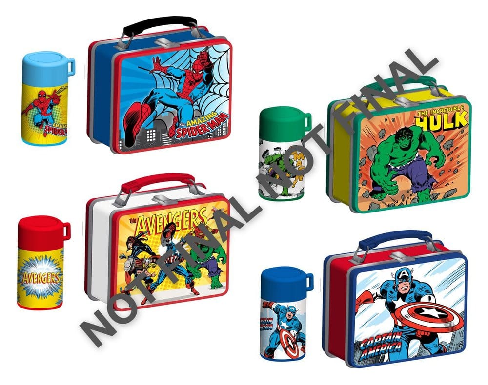 Marvel Lunch Time Collectibles Minifiguren 6 cm Display (12) Image