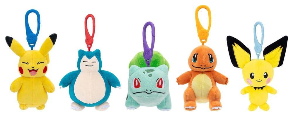 Pokémon Plüschfigur Anhänger Version 14 10 cm Sortiment (6) Image
