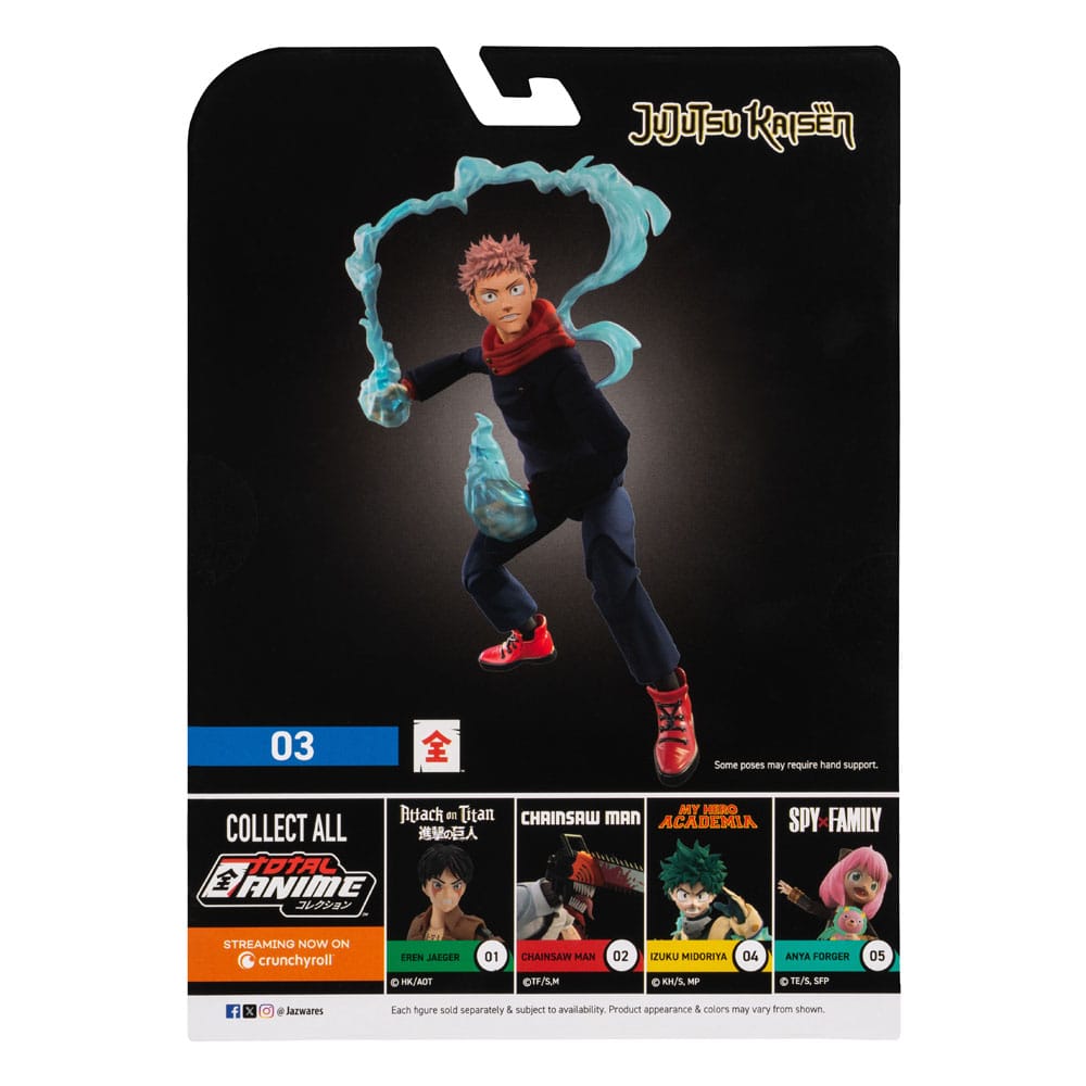 Jujutsu Kaisen Total Anime Actionfigur Juji Itadori 17 cm Image 3
