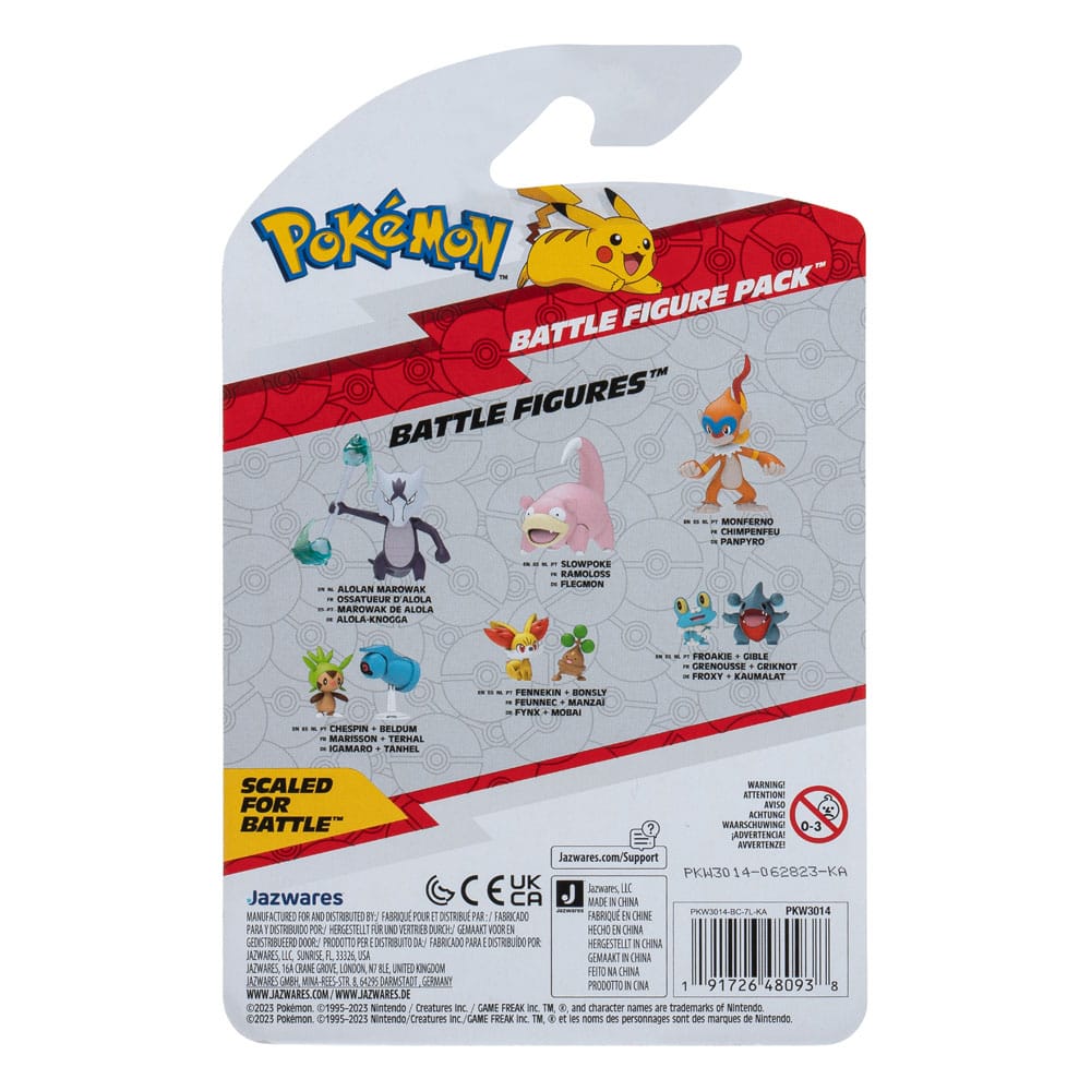 Pokémon Battle Figure First Partner Set Figuren 2er-Pack Igamaro, Tanhel 5 cm Image 4
