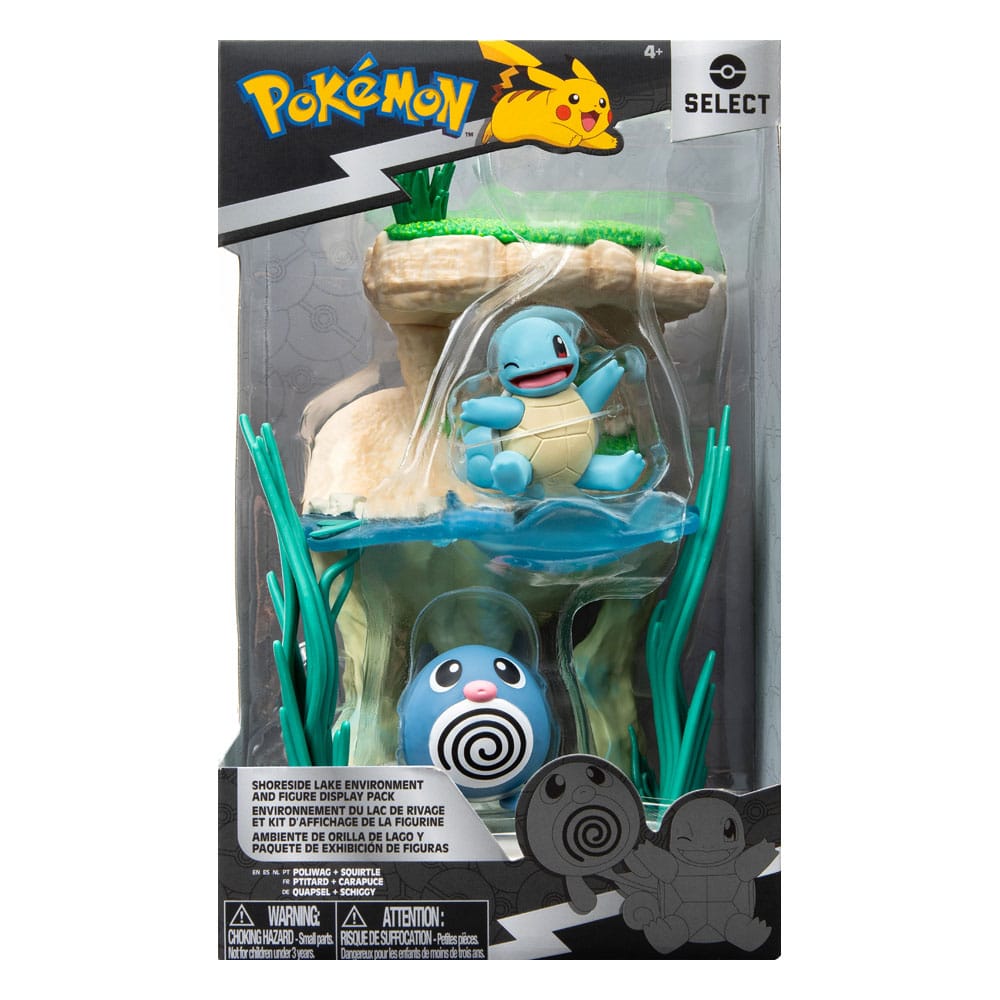 Pokémon Environment Set Seeufer & Quapsel & Schiggy 5 cm Image 3