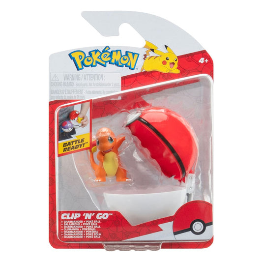 Pokémon Clip'n'Go Poké Balls Glumanda #1 & Pokéball Image 2