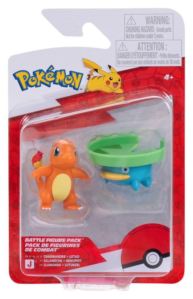 Pokémon Battle Figure Actionfiguren 2er-Pack Loturzel & Glumanda Image 9