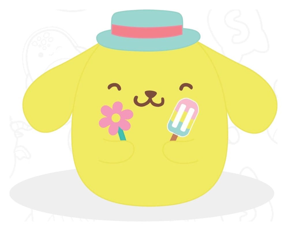 Sanrio Squishmallow Plüschfigur Hello Kitty and Friends Seize the Moment Pompompurin Popsicle 20 cm Image