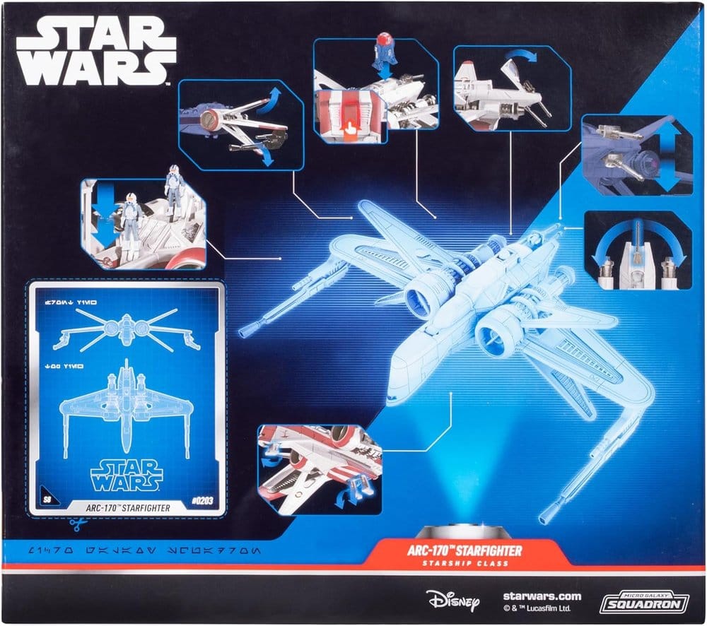 Star Wars Deluxe Fahrzeug ARC 170 20 cm (Series 8) Image 5
