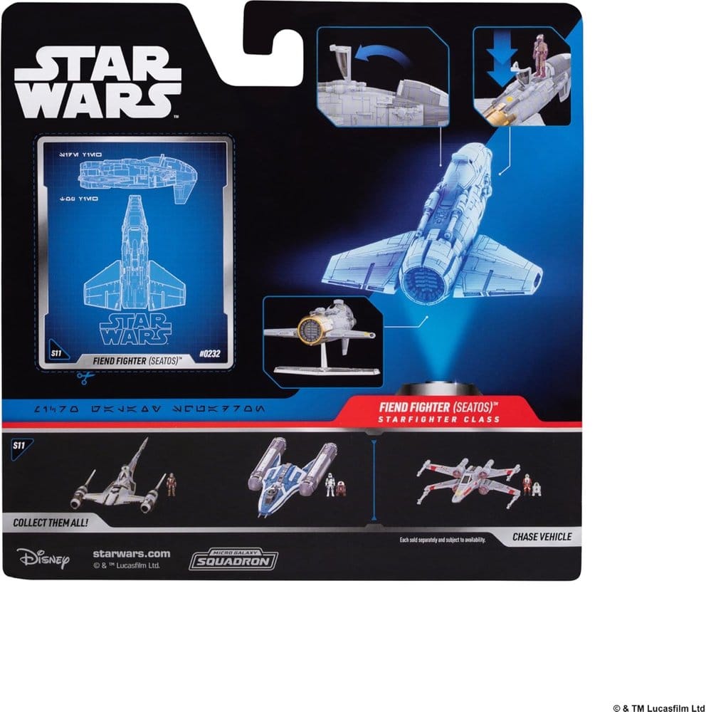 Star Wars Mittelgroßes Fahrzeug Fiend Fighter with Star Navigator 13 cm Image 4