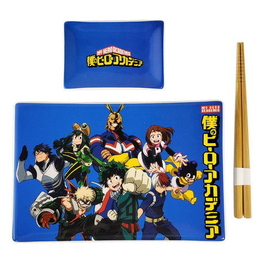 My Hero Academia Keramik Sushi Set mit Essstäbchen Classe 1-A Image 2