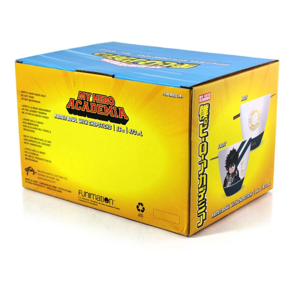 My Hero Academia Ramen-Schüssel mit Stäbchen Izuku Midoriya 473 ml Image 6