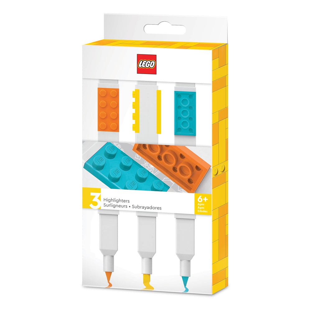 LEGO Textmarker 3-er Pack Bricks Image