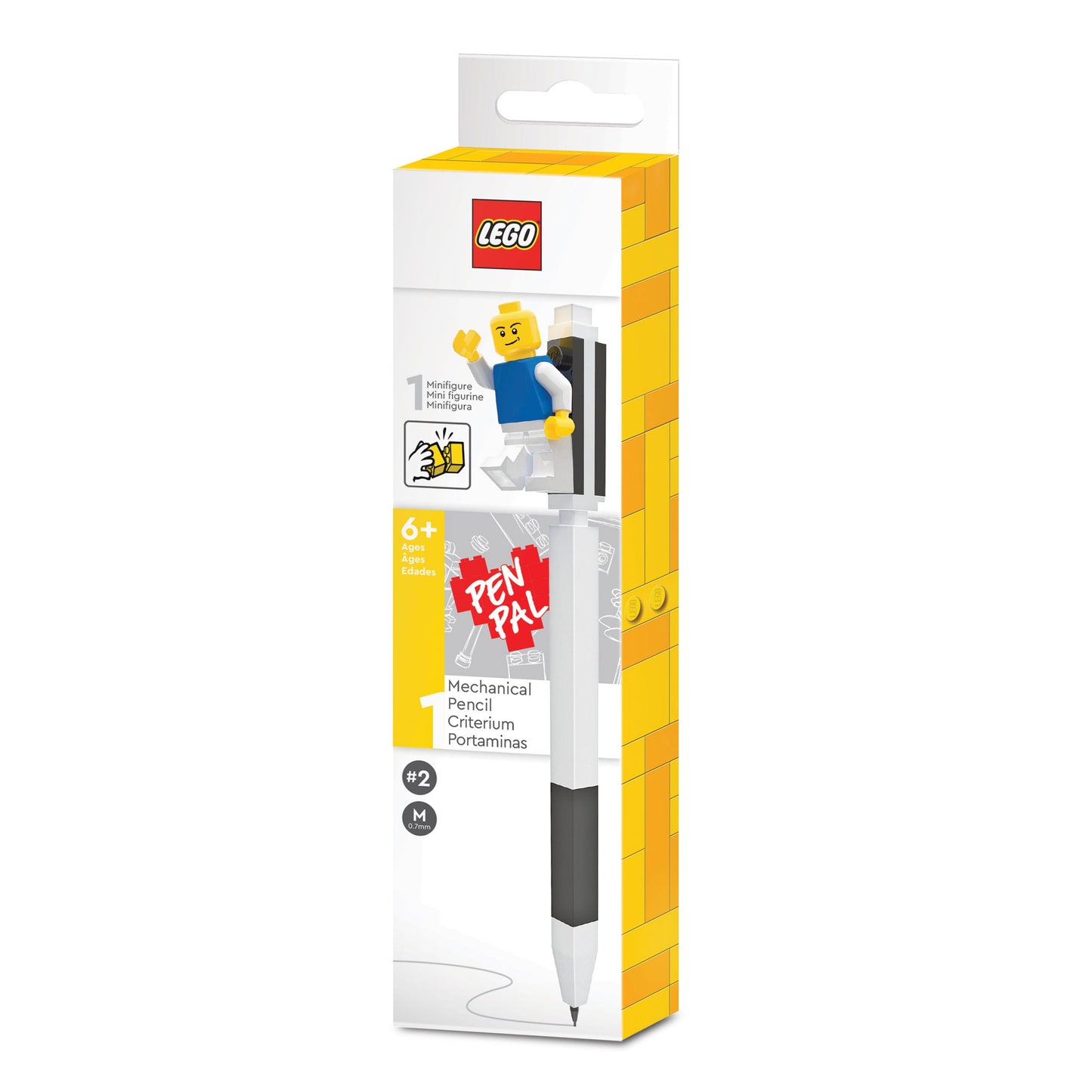 LEGO Bleistift mit Legofigur Schwarz Image
