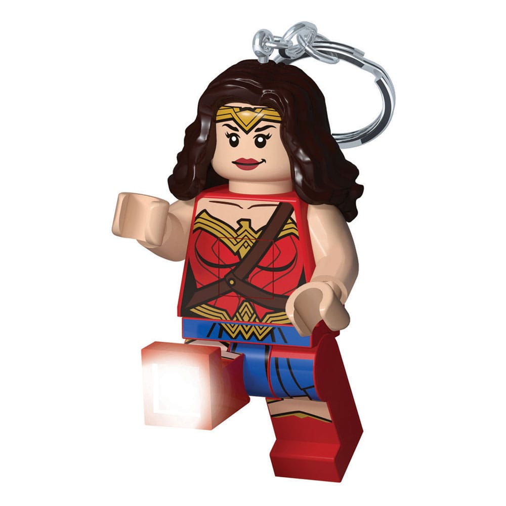 LEGO DC Comics Schlüsselanhänger mit Leuchtfunktion Wonder Woman 8 cm Image