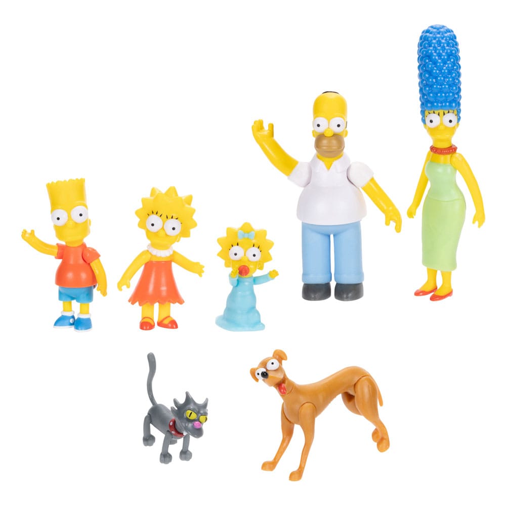 Simpsons Minifiguren 7er-Pack 6 cm Image 1
