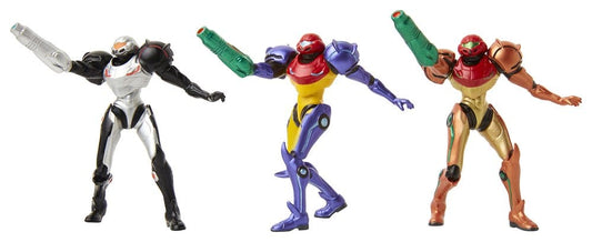 World of Nintendo Metroid Minifiguren 3er-Pack Chozo Power Suits 6 cm Image 2