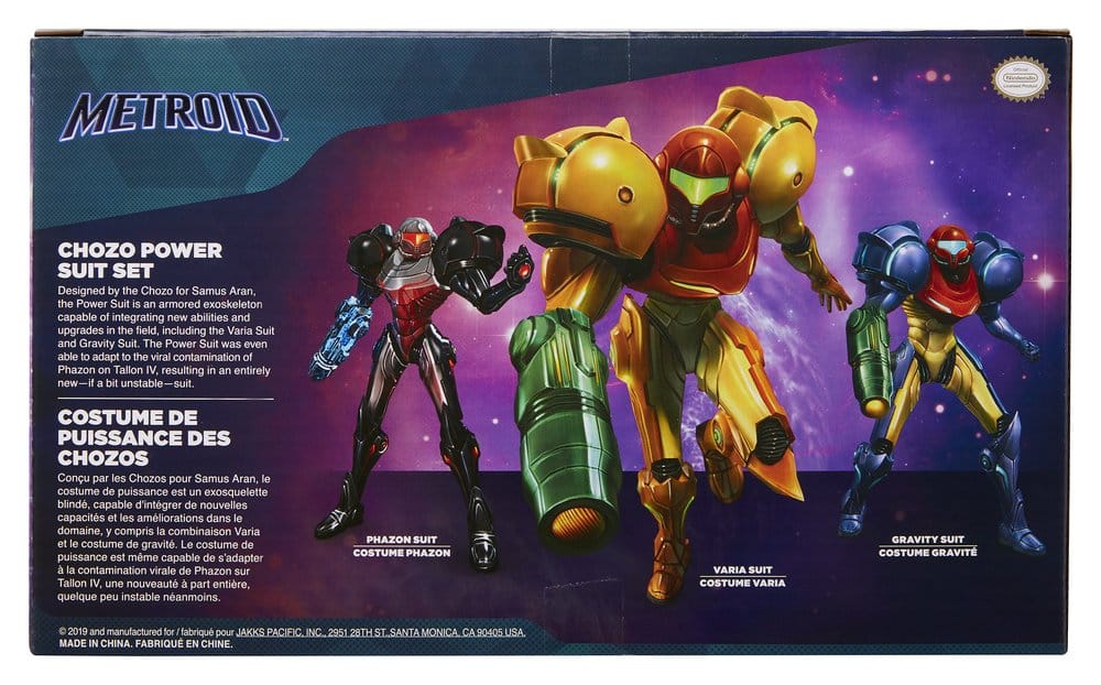 World of Nintendo Metroid Minifiguren 3er-Pack Chozo Power Suits 6 cm Image 8