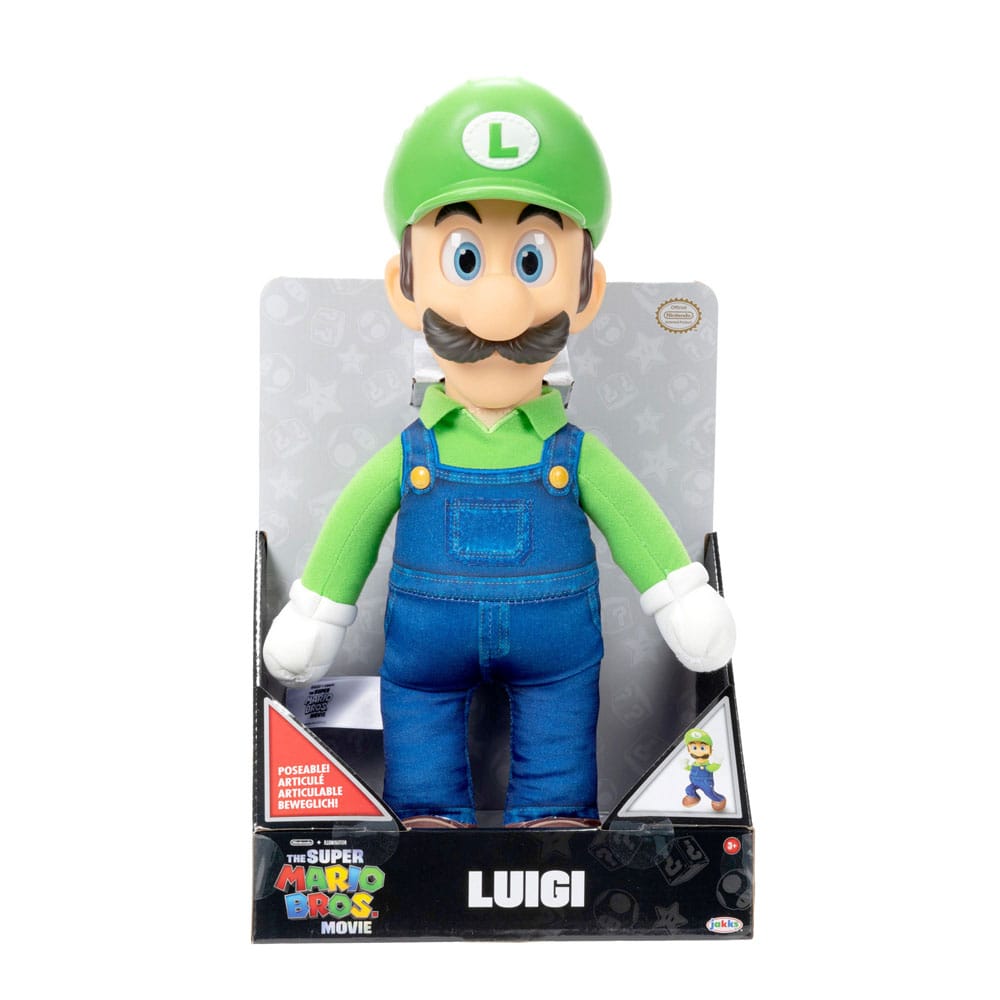 Der Super Mario Bros. Film Plüschfigur Luigi 30 cm Image 10