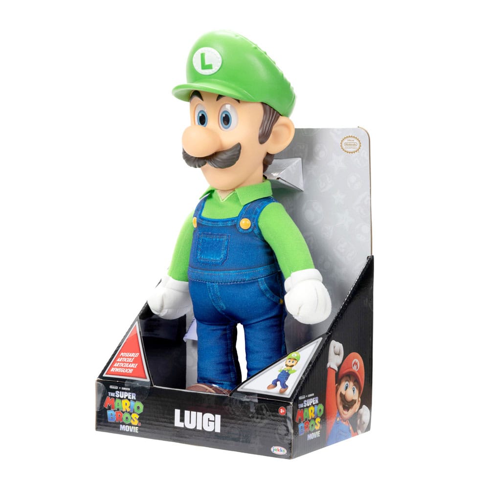 Der Super Mario Bros. Film Plüschfigur Luigi 30 cm Image 12