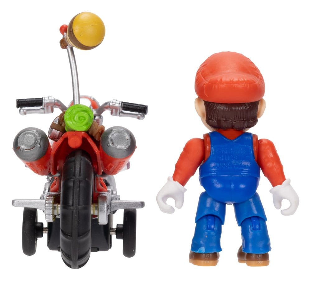 Der Super Mario Galaxy Film Actionfigur mit Rückziehmotorrad Mario 6 cm Image 10