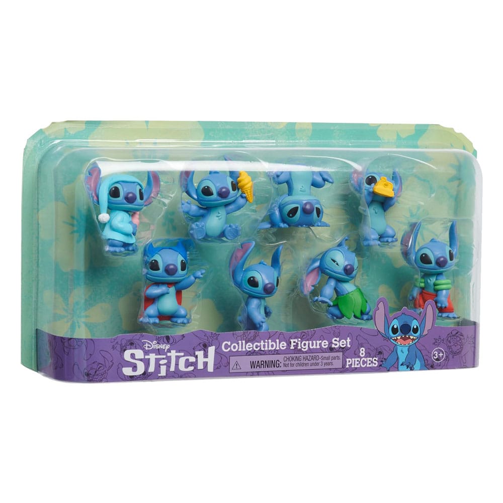 Lilo & Stitch Minifiguren 8er-Pack Stitch Collectible Figure Set 7 cm Image 2