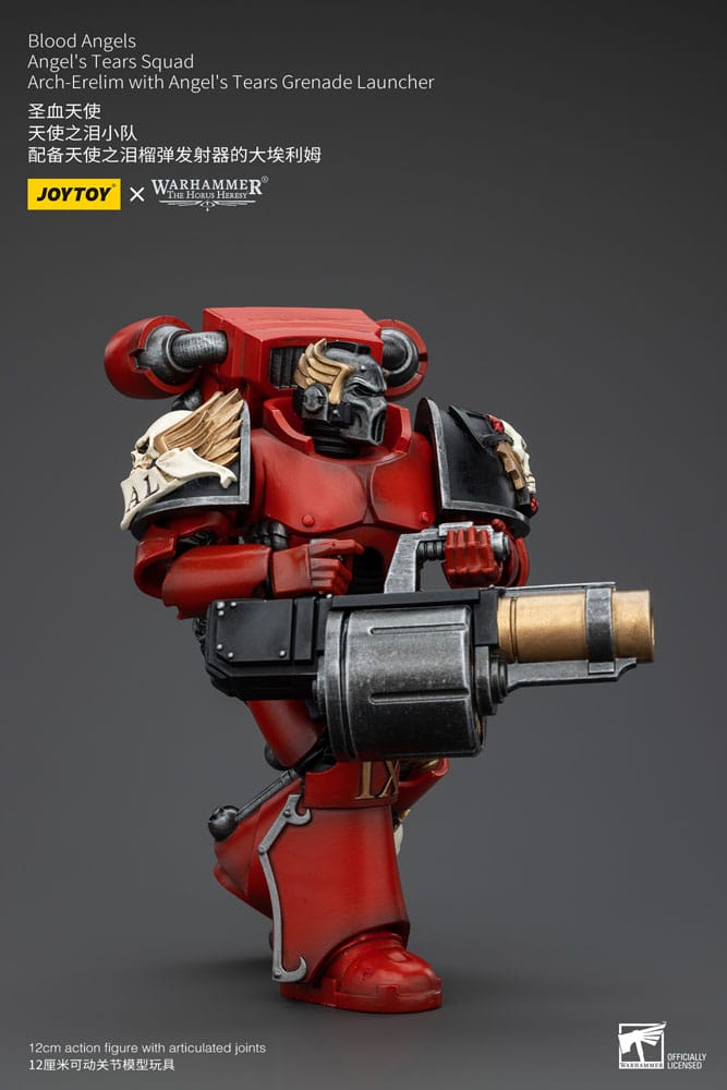 Warhammer The Horus Heresy Actionfigur 1/18 Blood Angels Angel's Tears Squad Arch-Erelim with Angel's Tears Grenade Launcher 12 cm Image 7