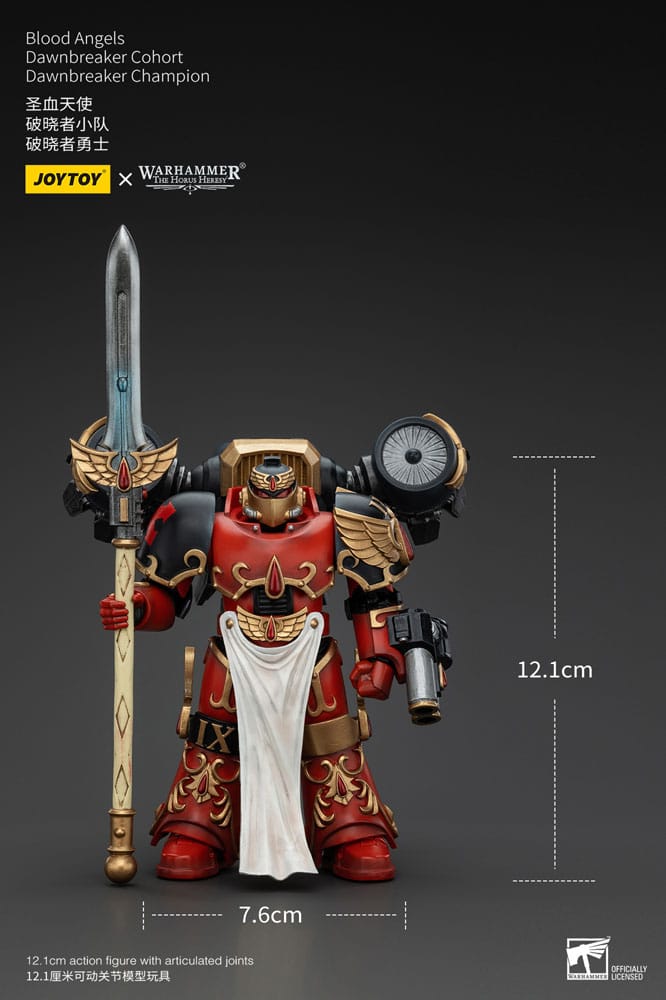Warhammer The Horus Heresy Actionfigur 1/18 Blood Angels Dawnbreaker Cohort Dawnbreaker Champion 13 cm Image 9