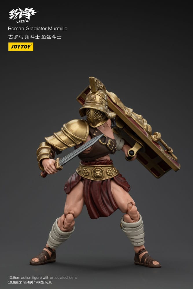 Strife Actionfigur 1/18 Roman Gladiator Murmillo 11 cm Image 6
