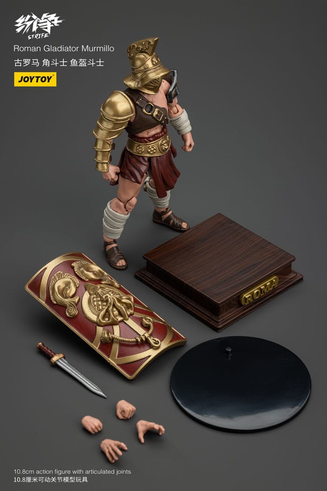 Strife Actionfigur 1/18 Roman Gladiator Murmillo 11 cm Image 7