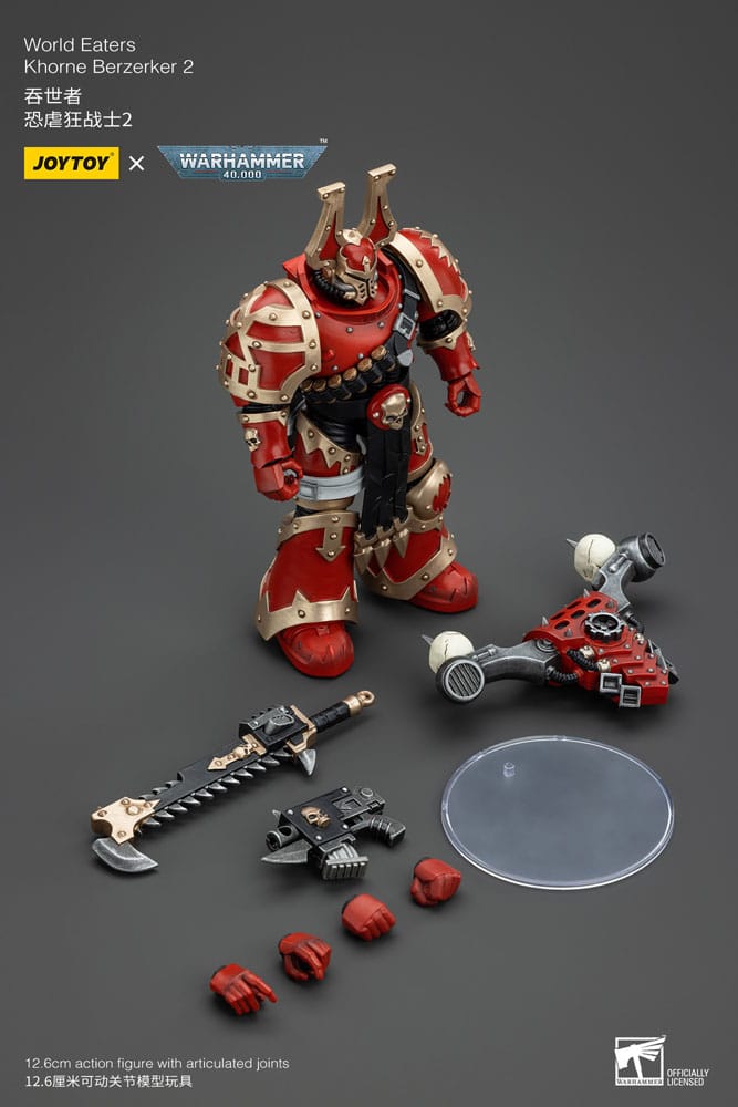 Warhammer 40k Actionfigur 1/18 World Eaters Khorne Berzerker 2 13 cm Image 7