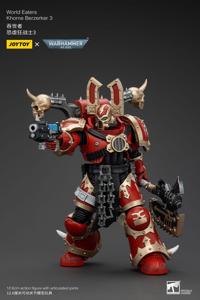 Warhammer 40k Actionfigur 1/18 World Eaters Khorne Berzerker 3 13 cm Image 4