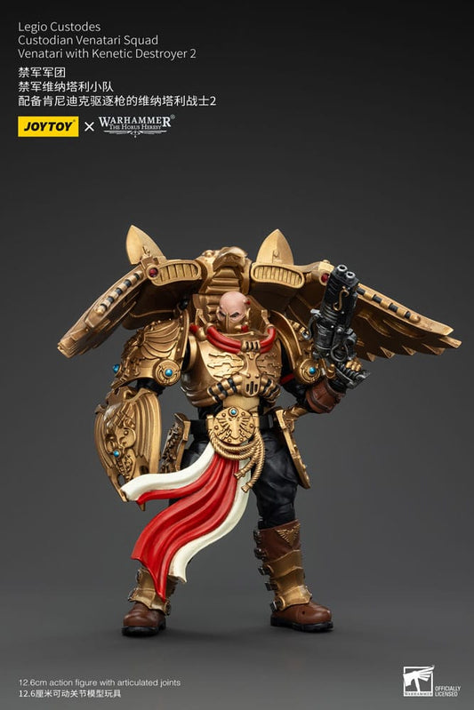Warhammer The Horus Heresy Actionfigur 1/18 Legio Custodes Custodian Venatari Squad Venatari with Kenetic Destroyer 2 13 cm Image 2