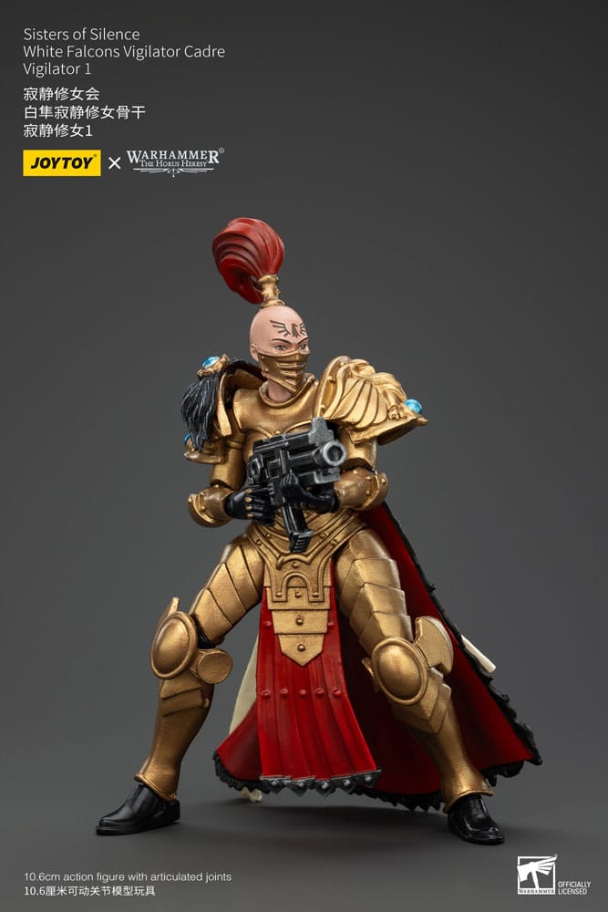 Warhammer The Horus Heresy Actionfigur Sisters of Silence White Falcons Vigilator Cadre Vigilator 1 19 cm Image 4