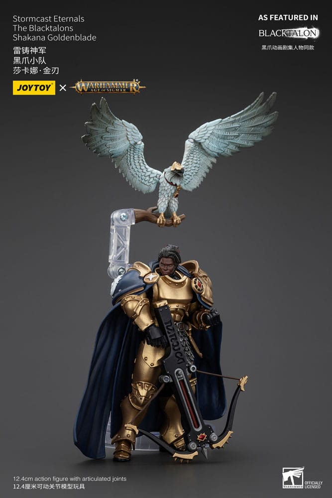 Warhammer Age of Sigmar Actionfigur Stormcast Eternals The Blacktalons Shakana Goldenblade 20 cm Image 10