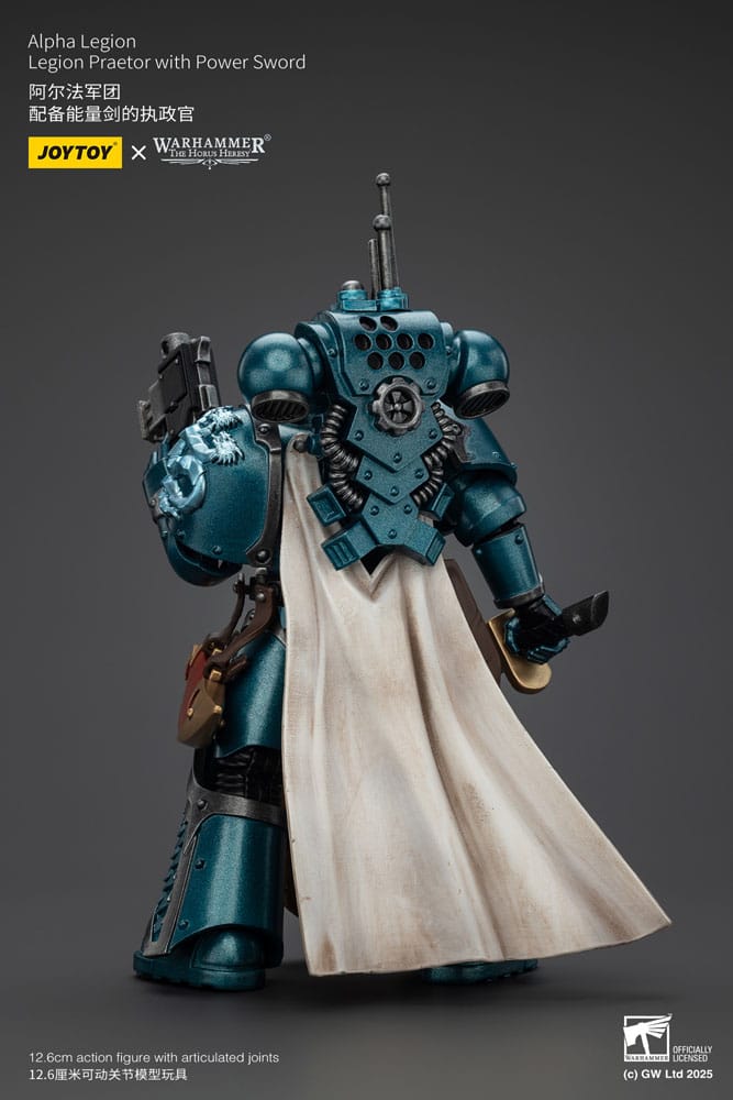 Warhammer The Horus Heresy Actionfigur Alpha Legion Praetor with Power Sword 20 cm Image 3