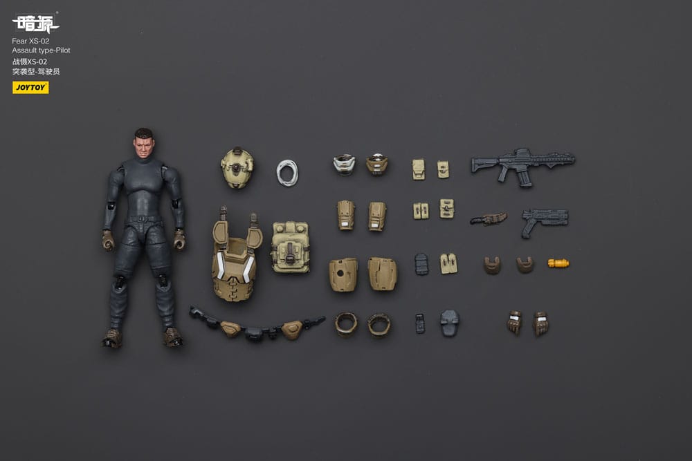 Battle For the Stars Actionfigur Fear XS-02 Assault type-Pilot 12 cm Image 3