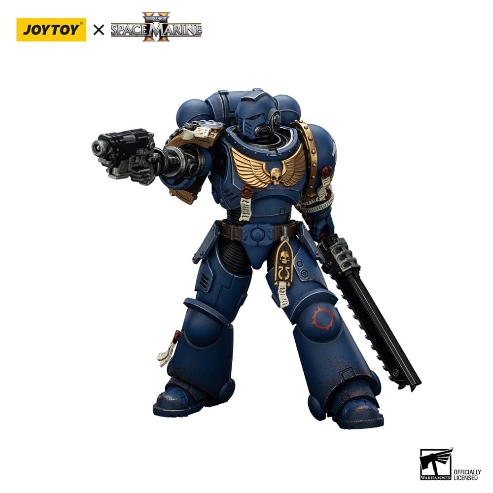 Warhammer 40,000: Space Marine 2 Actionfigur Ultramarines Brother Chairon Collectors Edition 13 cm Image 17