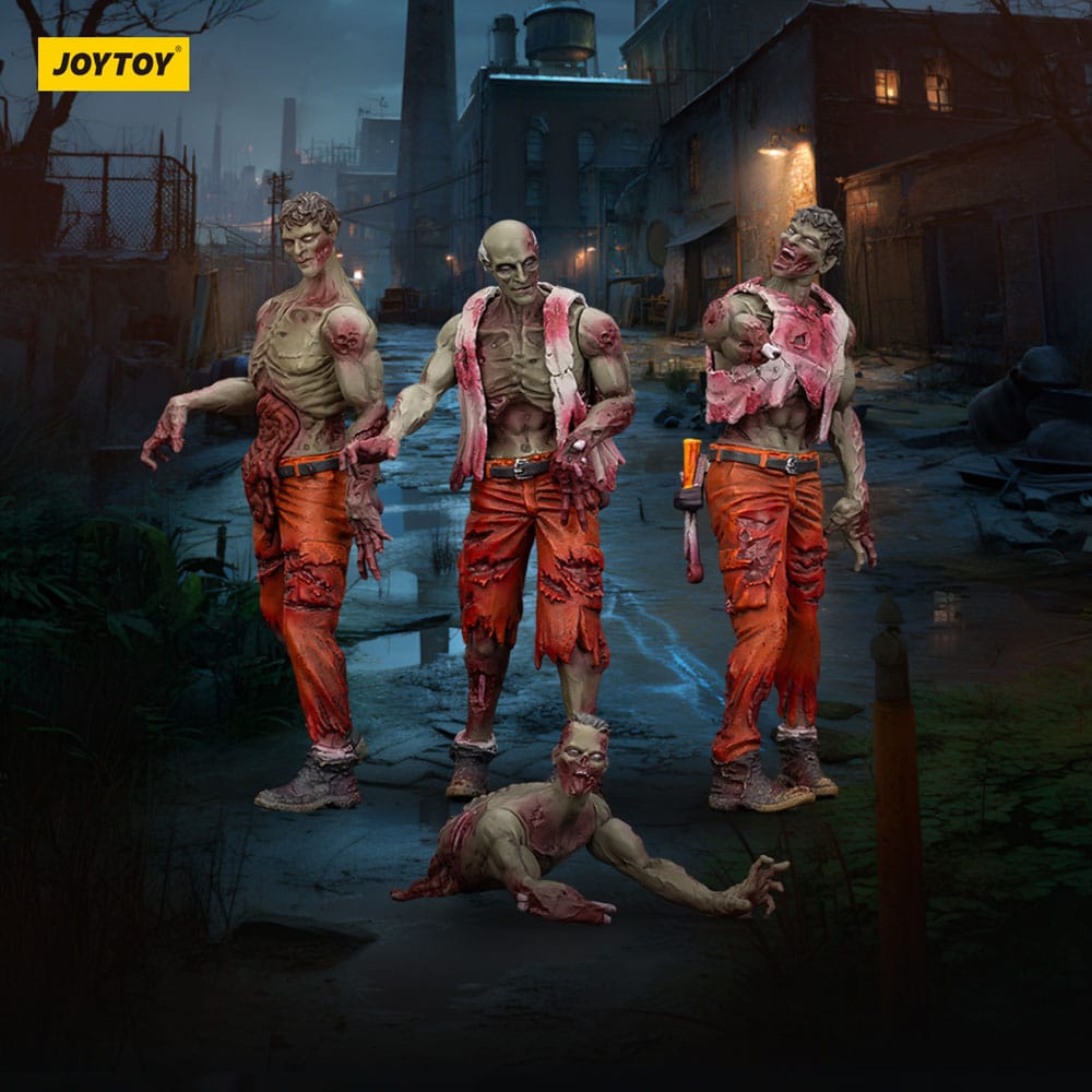 Zombie Dark Source Actionfiguren 4er-Pack Mechanic Team 8 cm Image 11